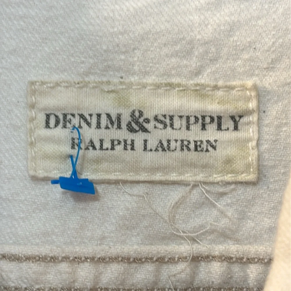 Ralph Lauren Denim & Supply Cream Lightweight Denim Jacket - Picture 3 of 5